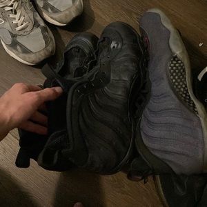 Nike Triple Black Foamposite Size 11.5